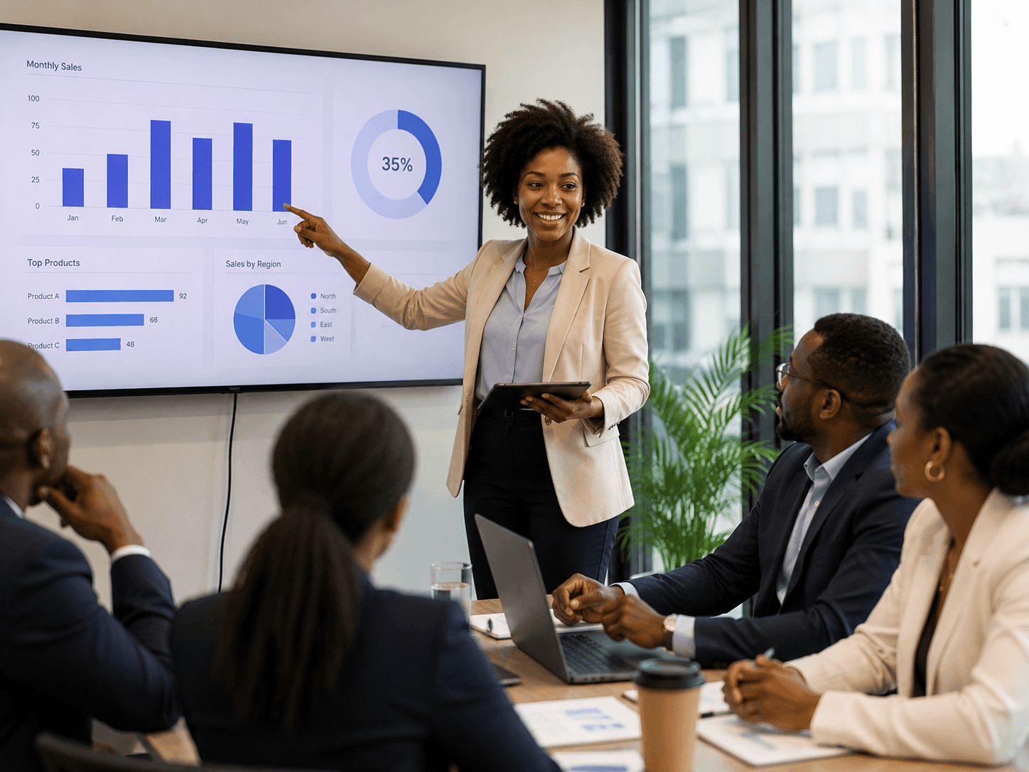 Assistant de direction en réunion de coordination
